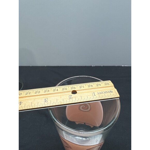 Set Of 2 Vintage Glasses With Cartoon Big Easy Pig & Cat Design By Anchor Hockin - Picture 7 of 7
